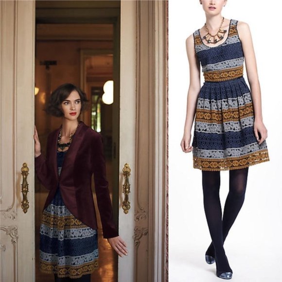 Anthropologie Dresses & Skirts - Maeve Anthropologie Crochet Lace Dress